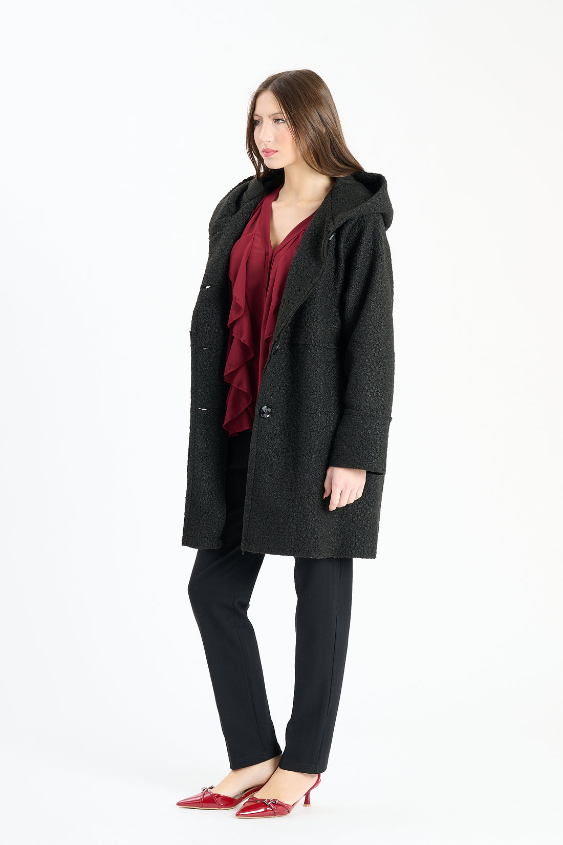 Filzjacke Olney - Schwarz