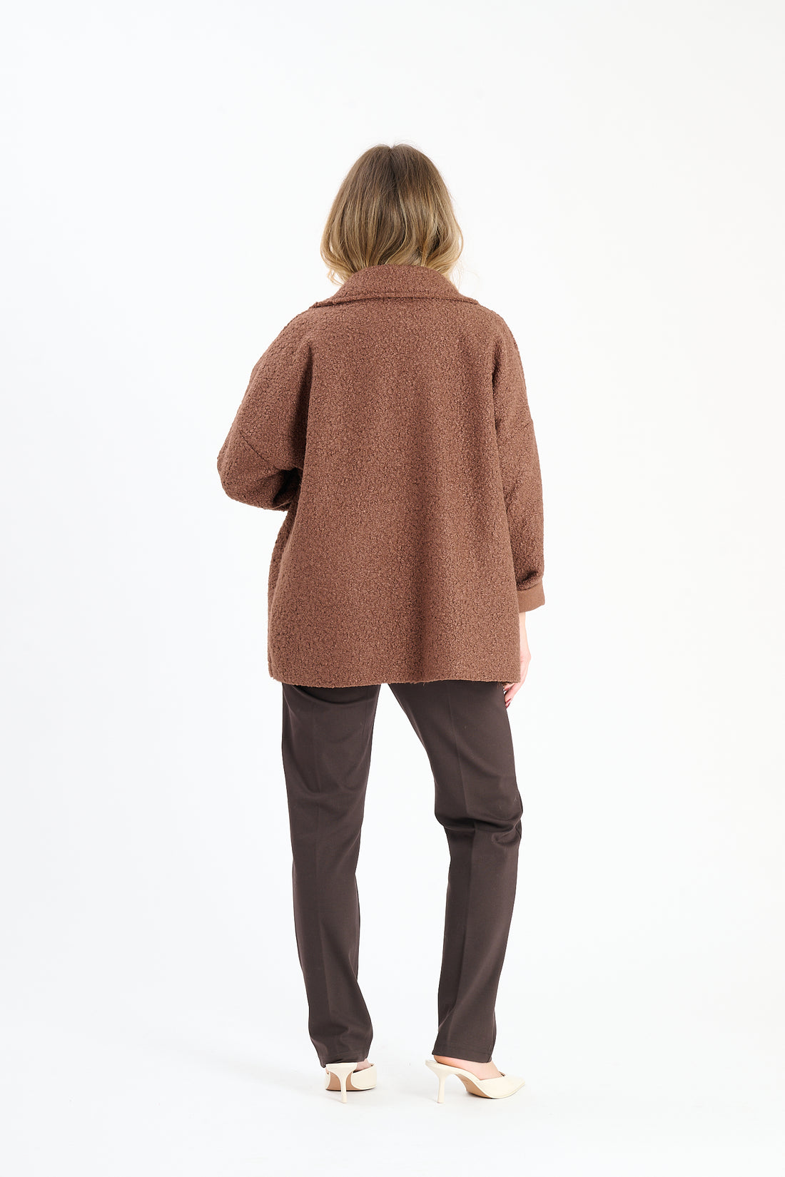 Sweaterjacke Olney - Braun