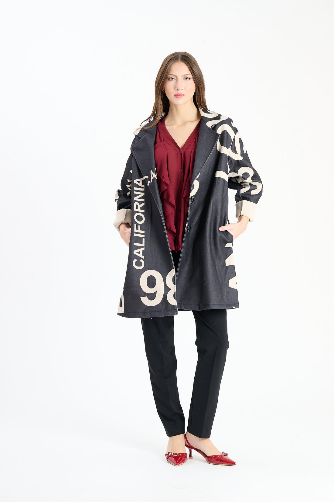 Mantel California - Schwarz