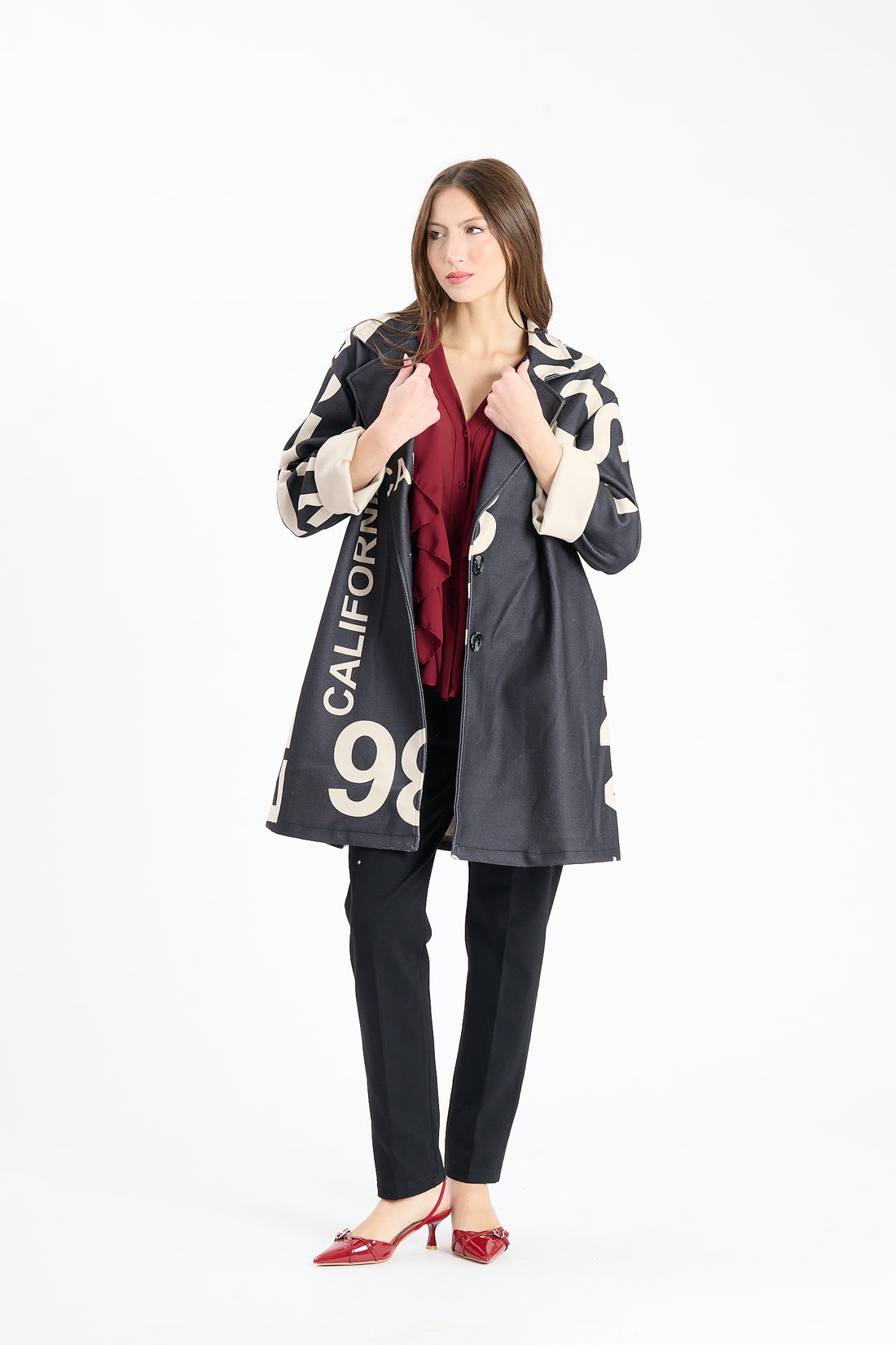 Mantel California - Schwarz