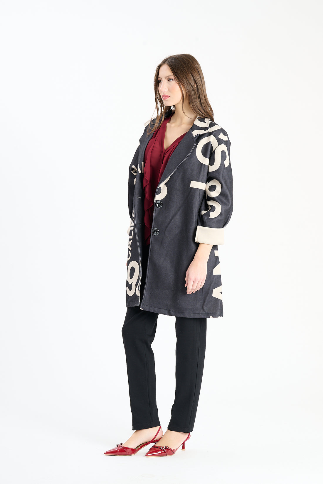 Mantel California - Schwarz