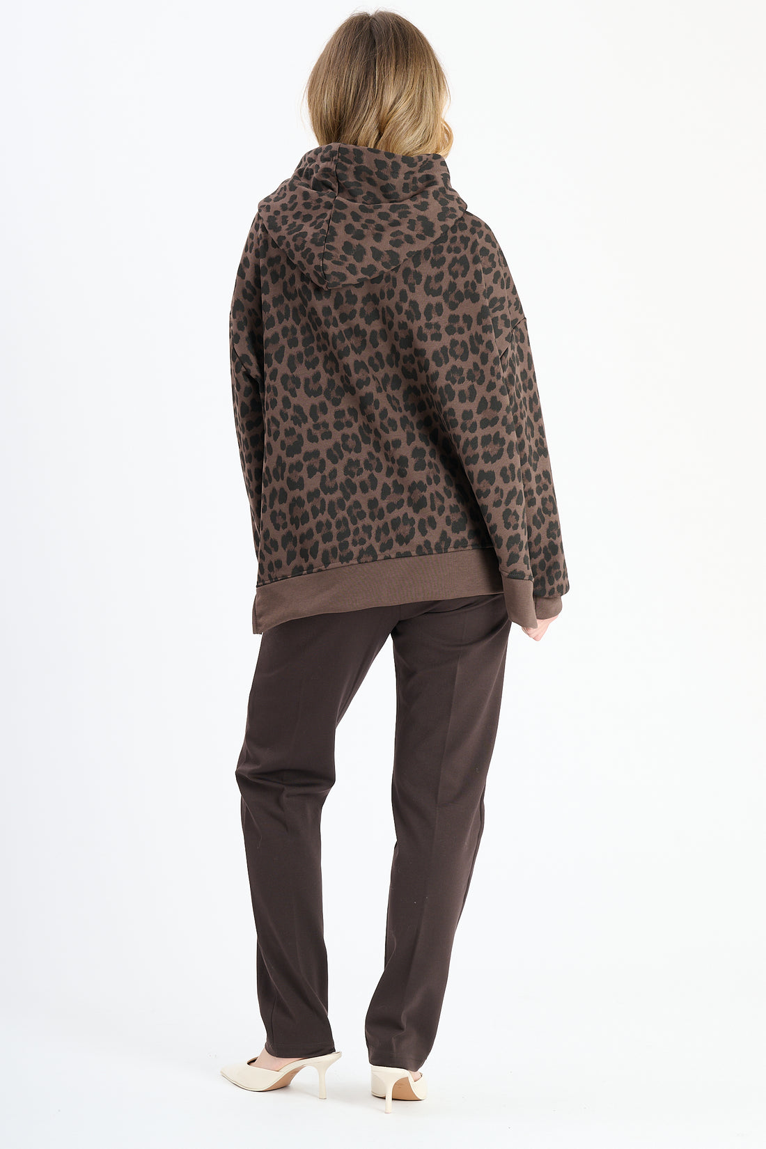Hoodie leona braun