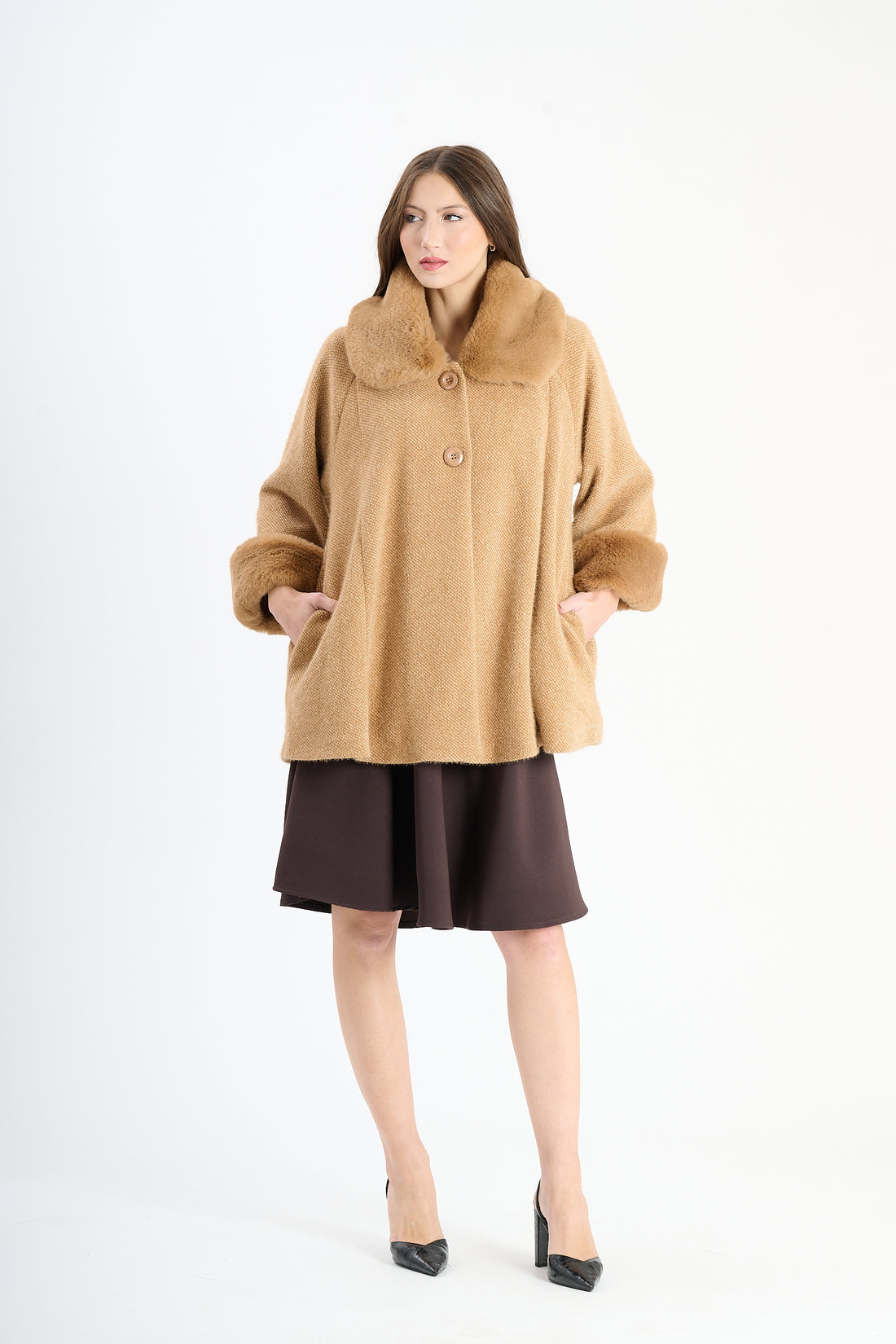 Jacke Sirmik - Hellbraun