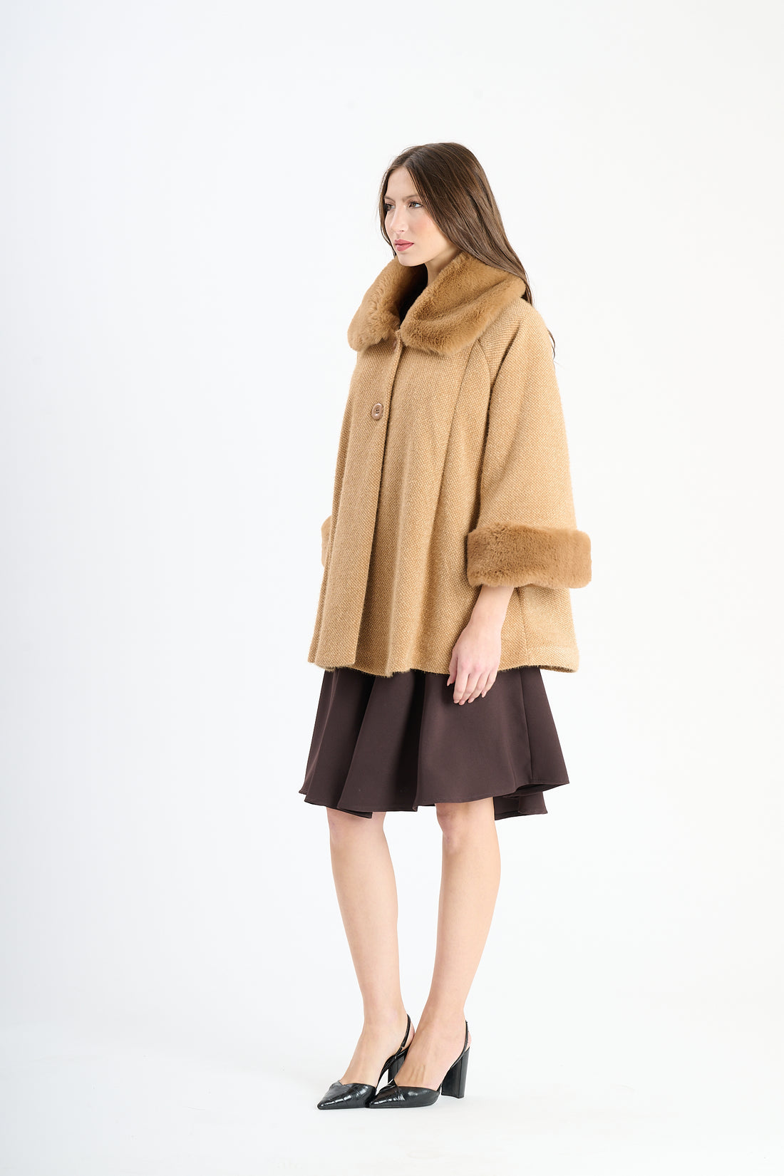 Jacke Sirmik - Hellbraun