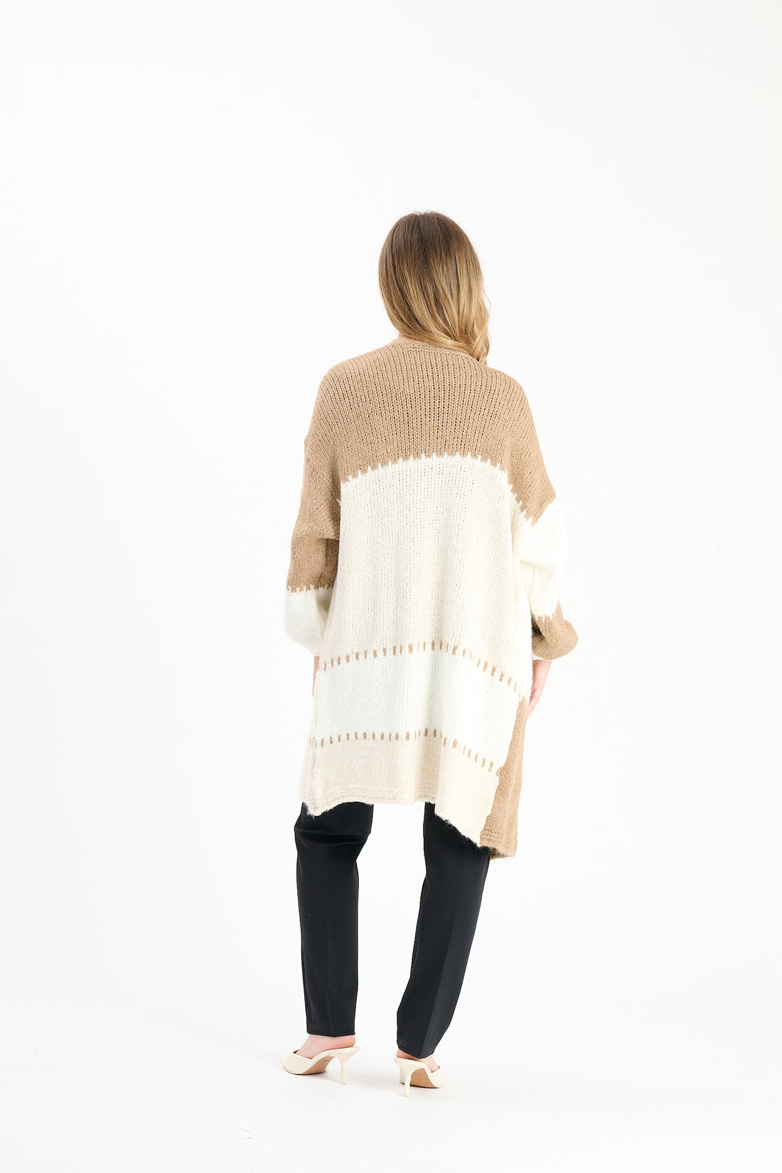 Strickweste Tula - Hellbraun