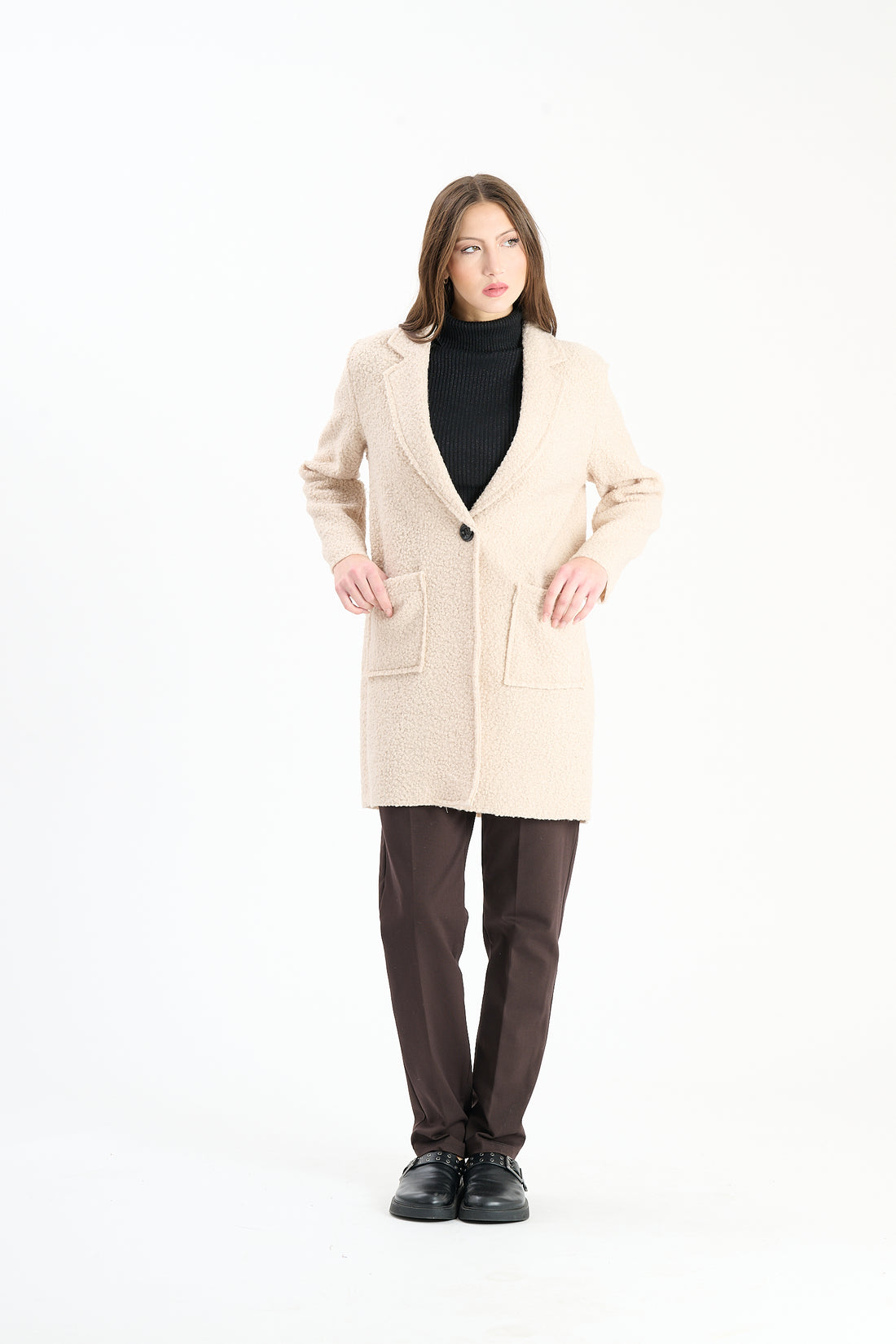 Filzblazer Baton - Beige