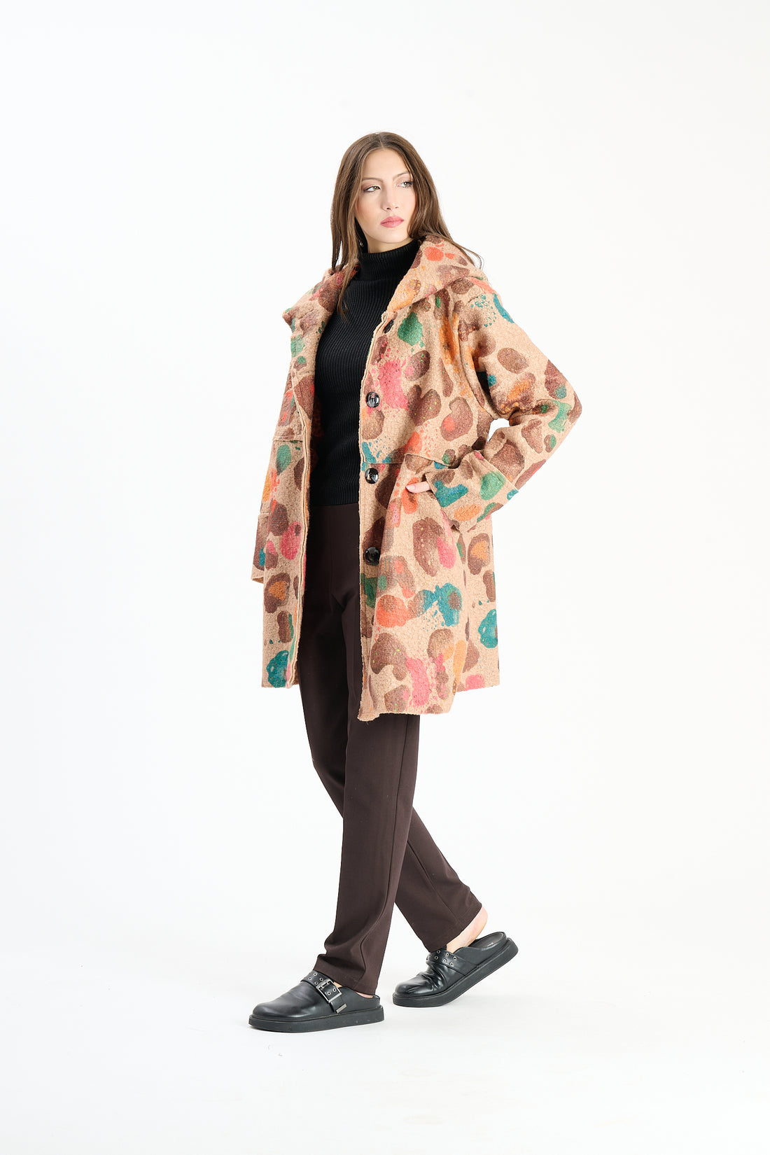 Filzjacke Oundle - Hellbraun