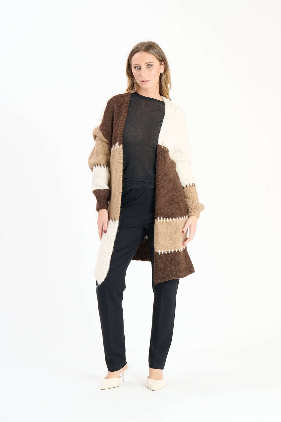 Strickweste Tula - Braun