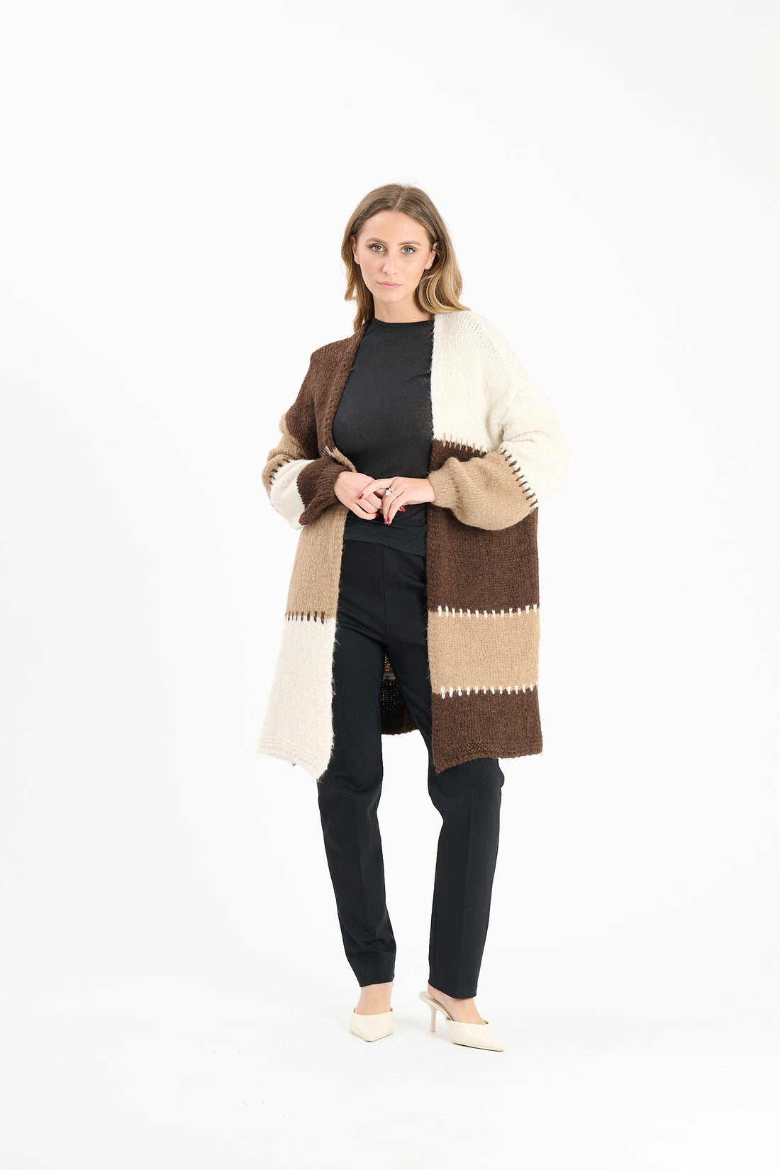 Strickweste Tula - Braun