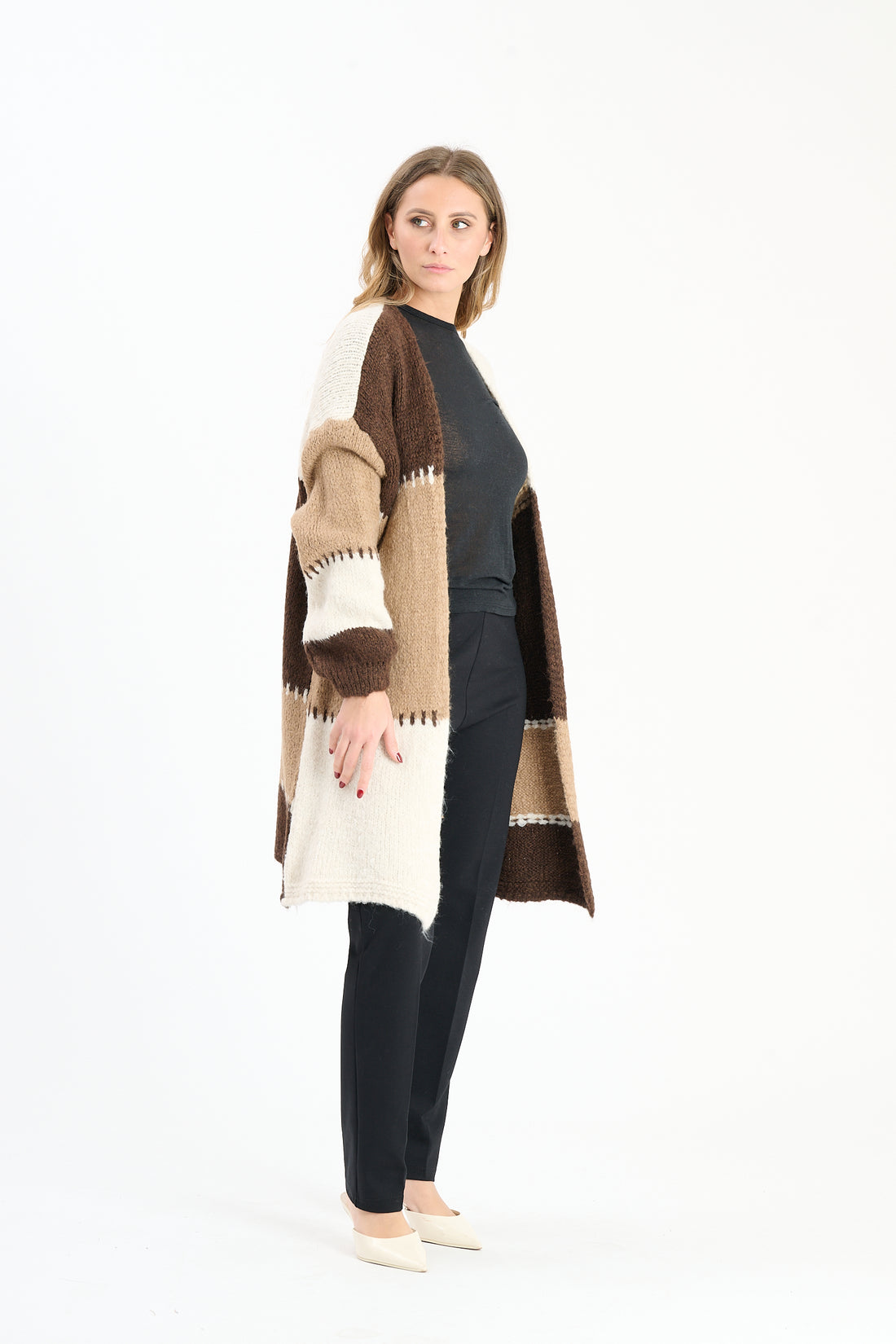 Strickweste Tula - Braun