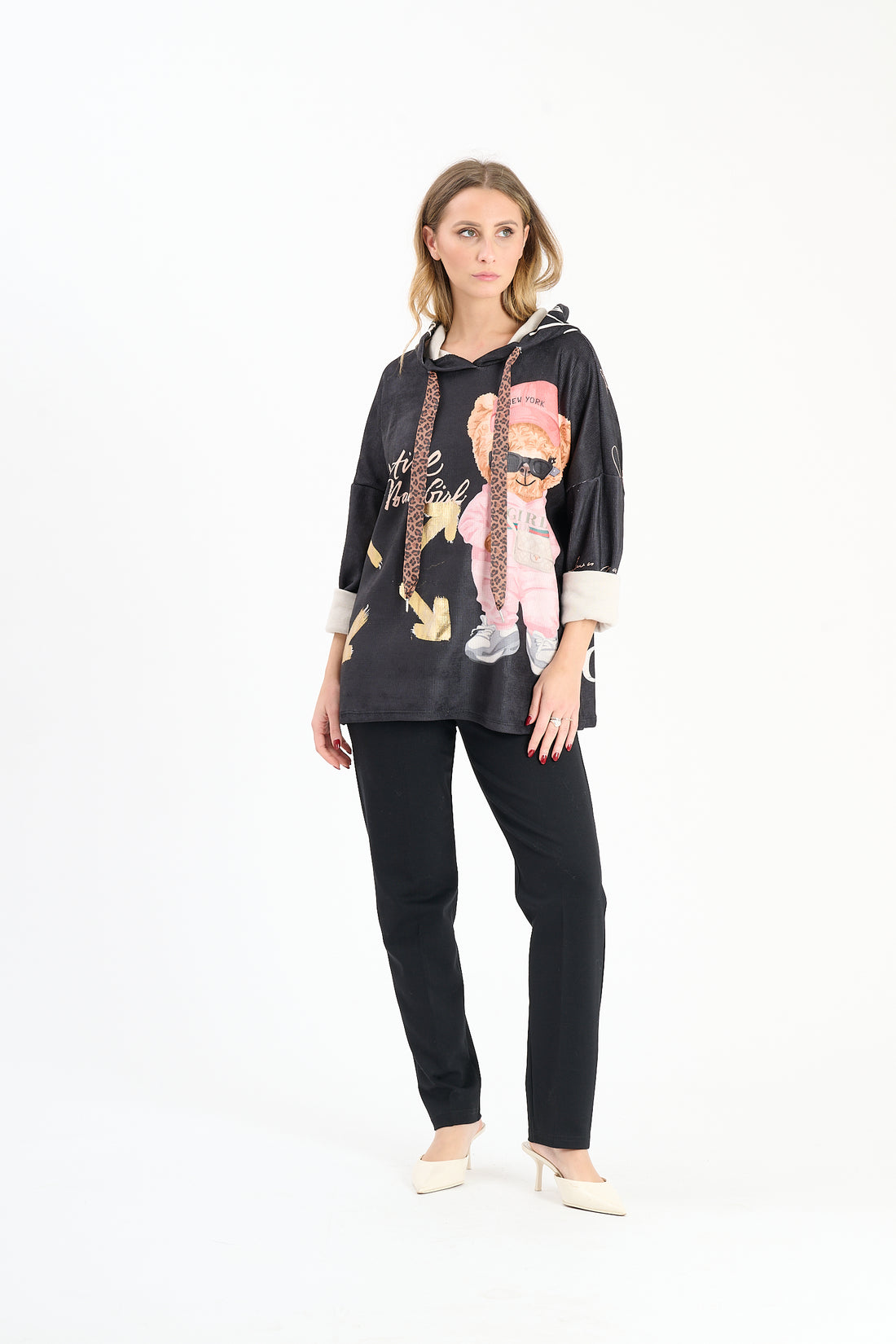 Hoodie Coolbear - Schwarz