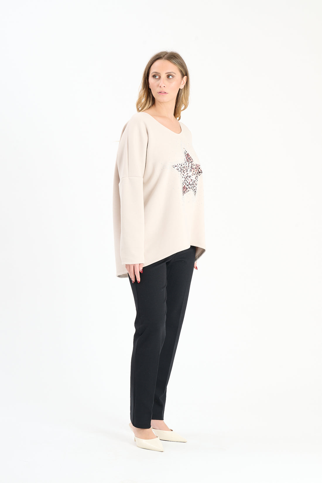 Pullover Stargazing - Weiß