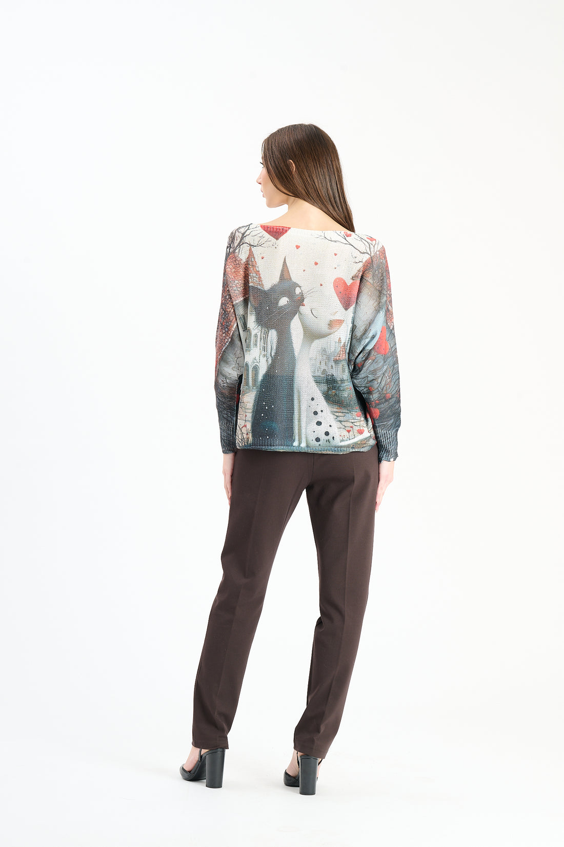 Strickshirt Catlove - Weiss