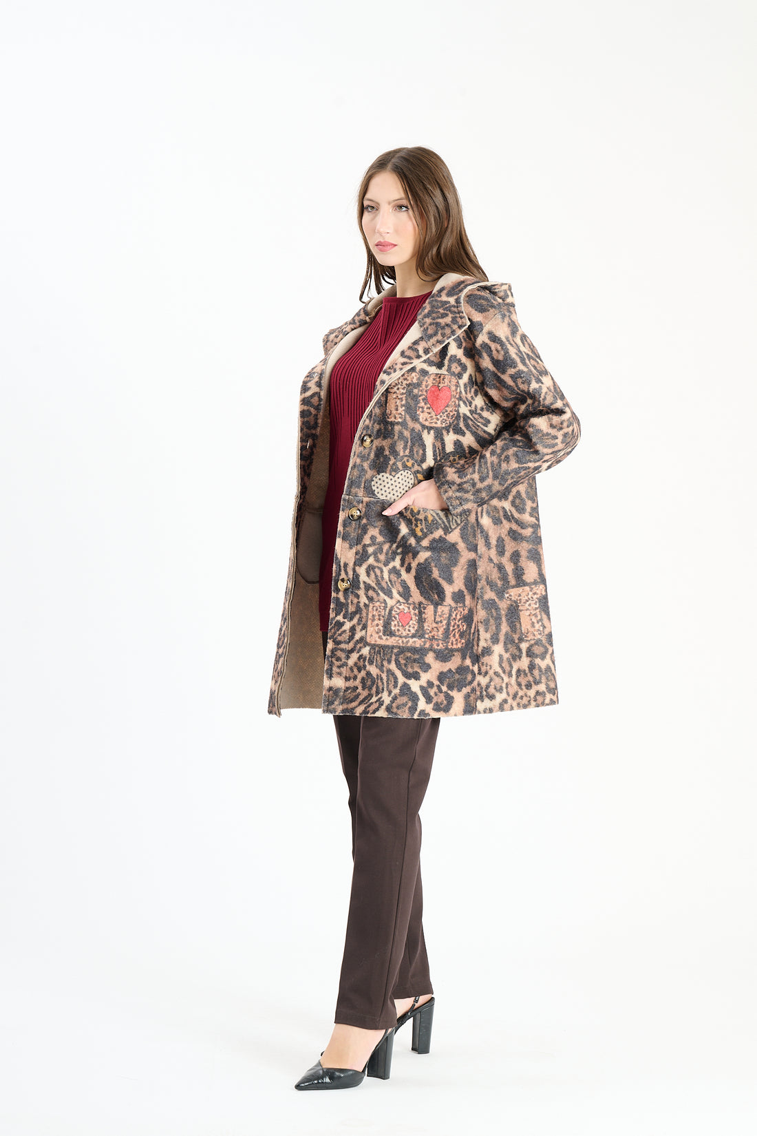 Filzjacke Samira - Hellbraun