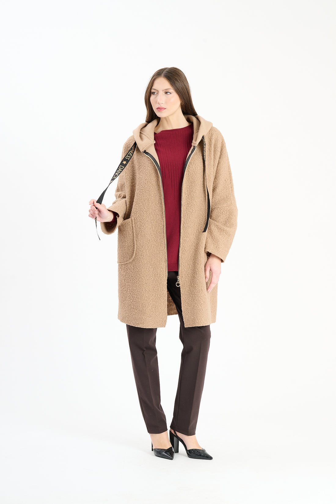 Filzjacke Impress - Hellbraun