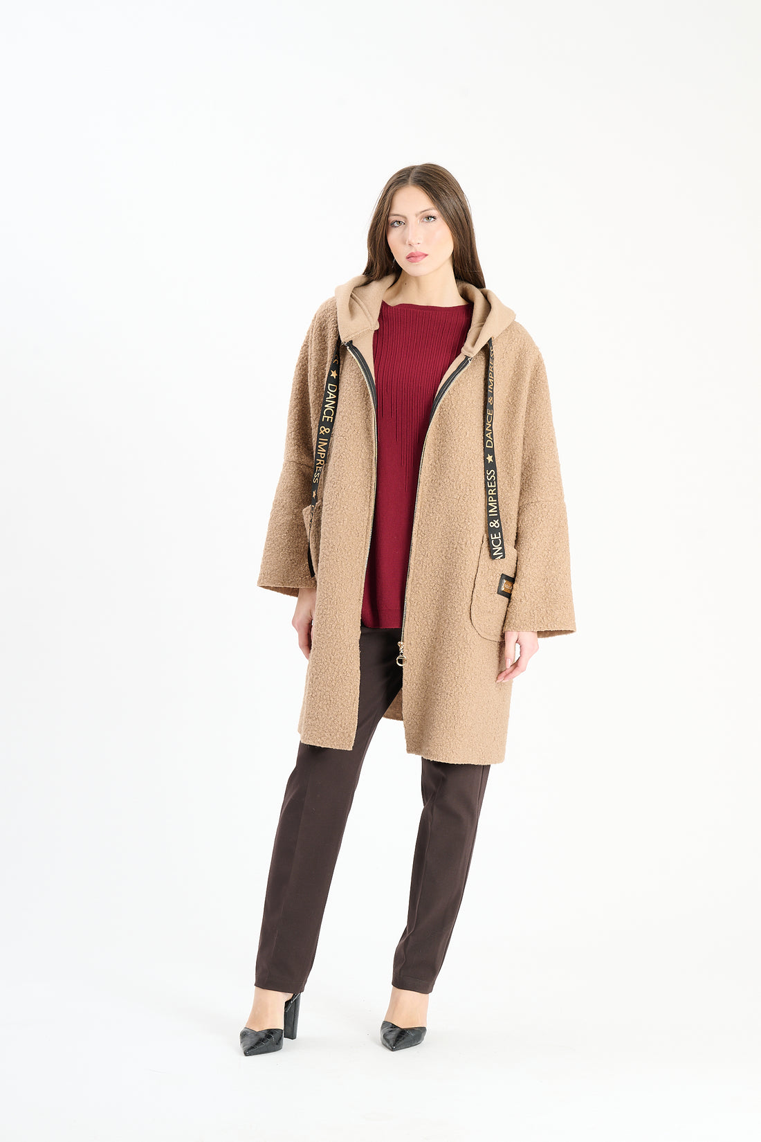 Filzjacke Impress - Hellbraun