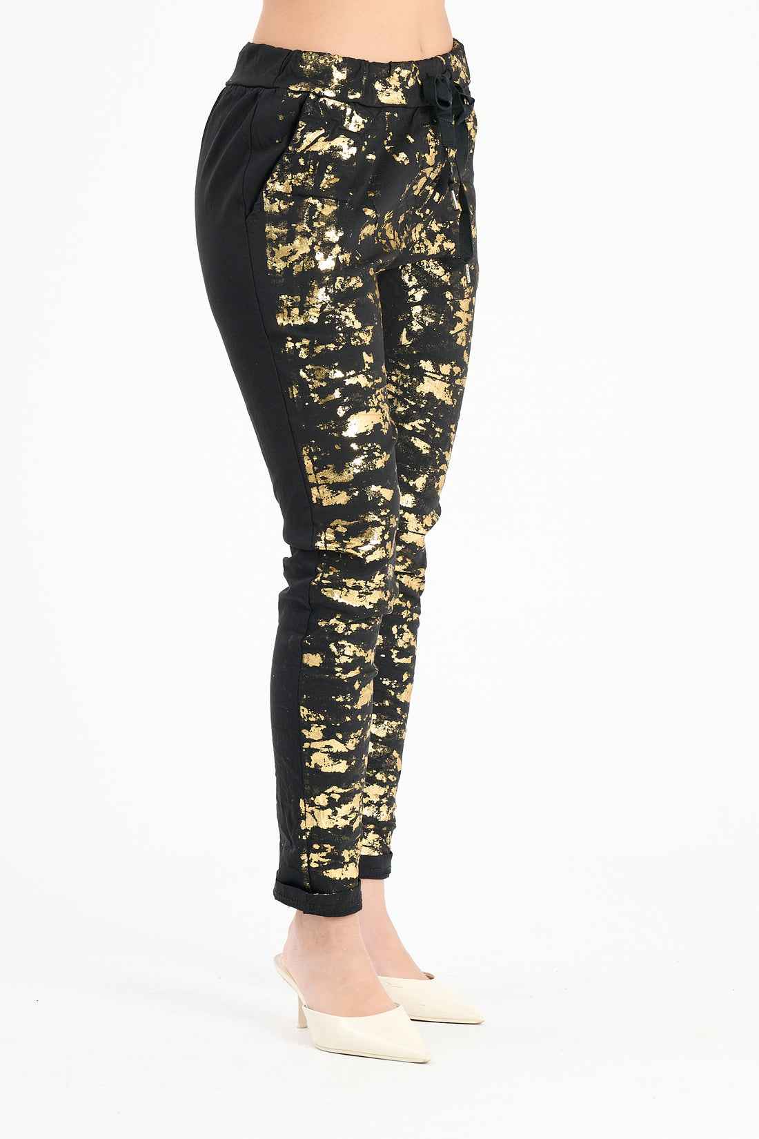 Stoffhose Bunia - Schwarz