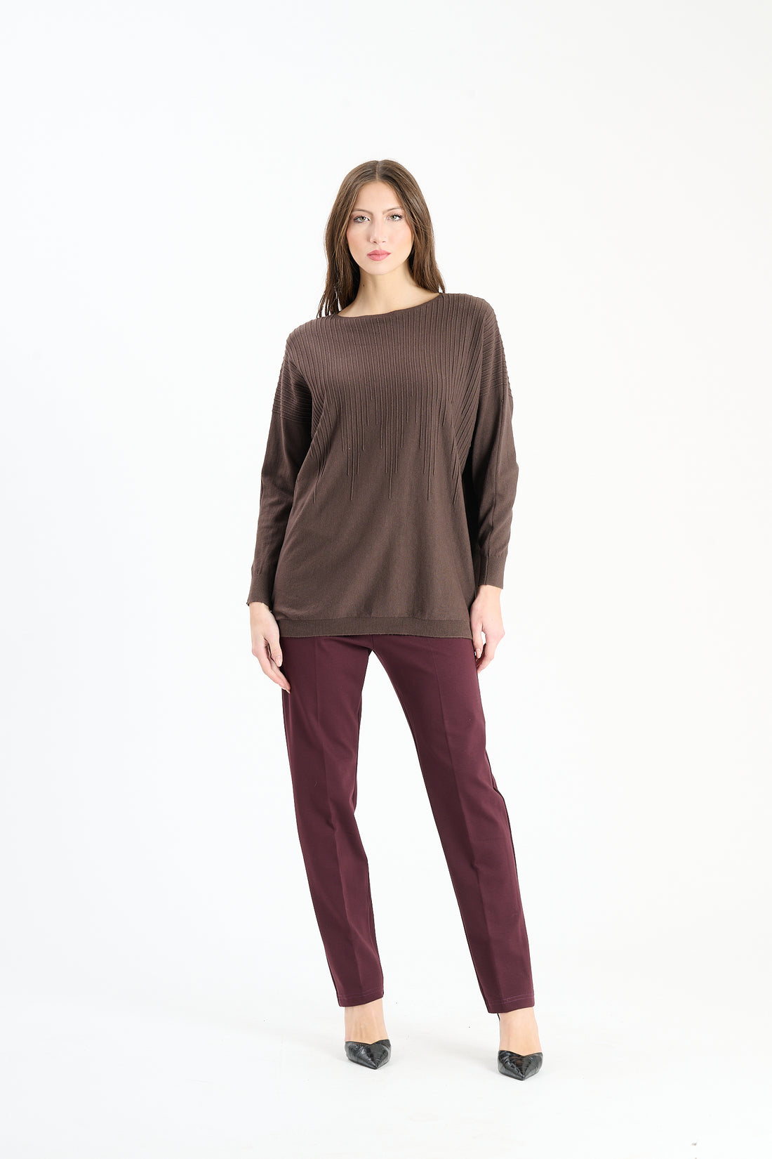 Longsleeve Teramo - Braun