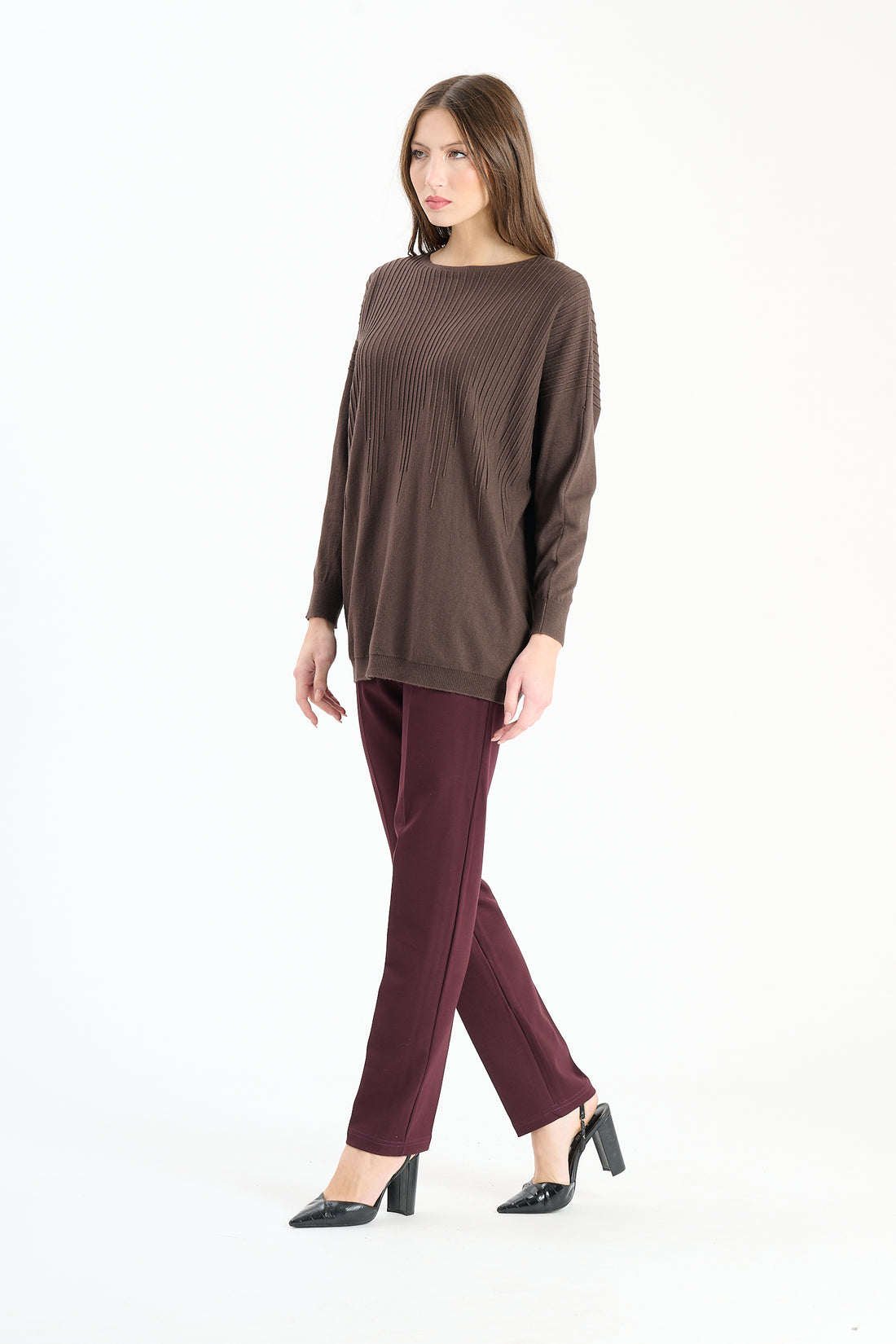 Longsleeve Teramo - Braun