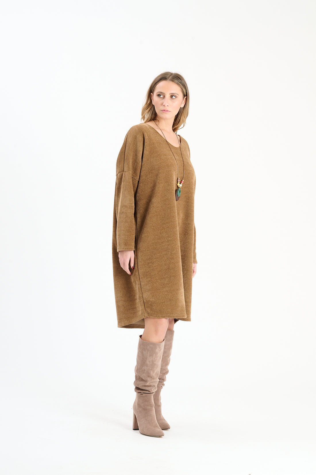 Sweaterkleid Erie - Hellbraun