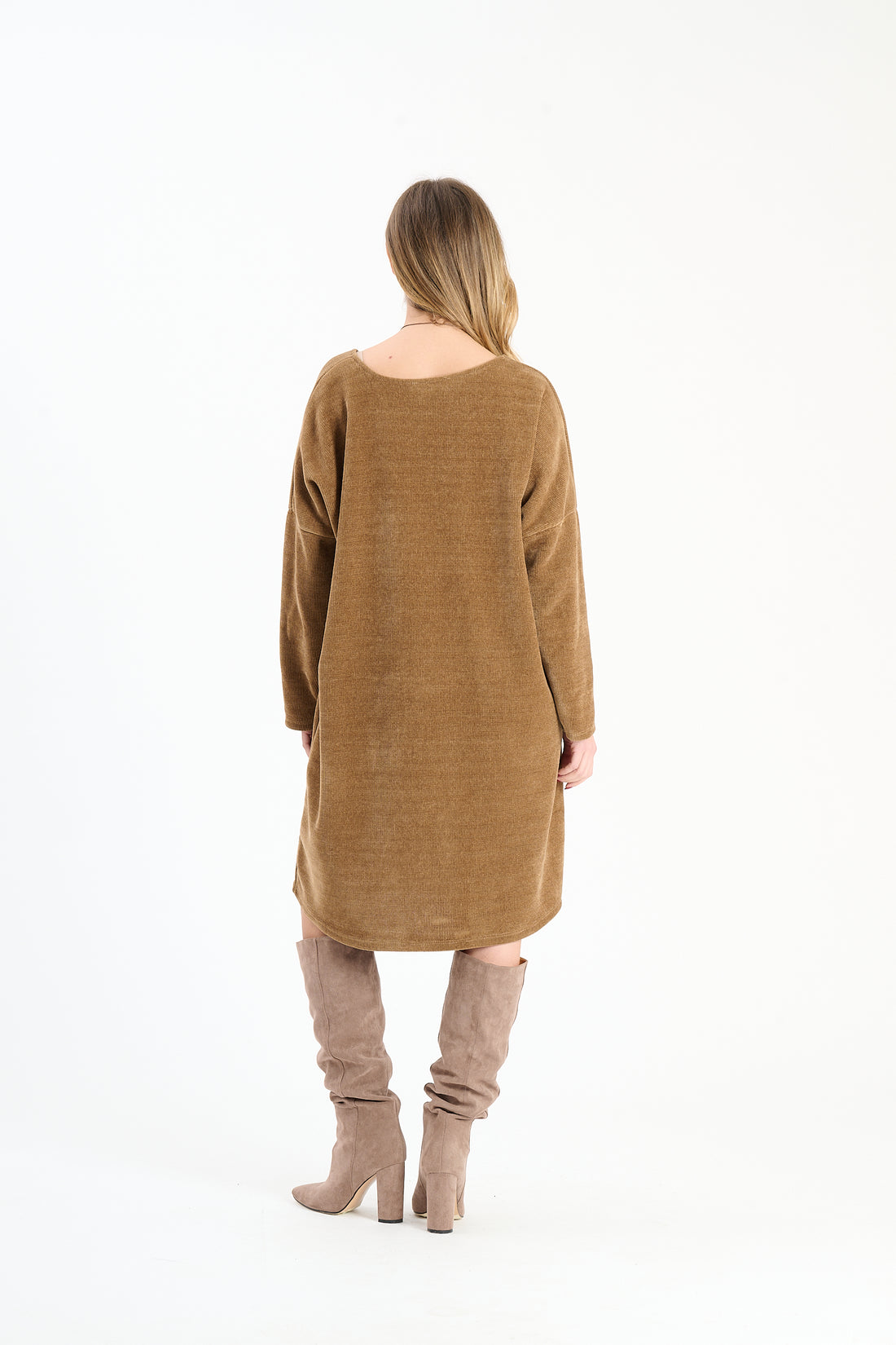 Sweaterkleid Erie - Hellbraun