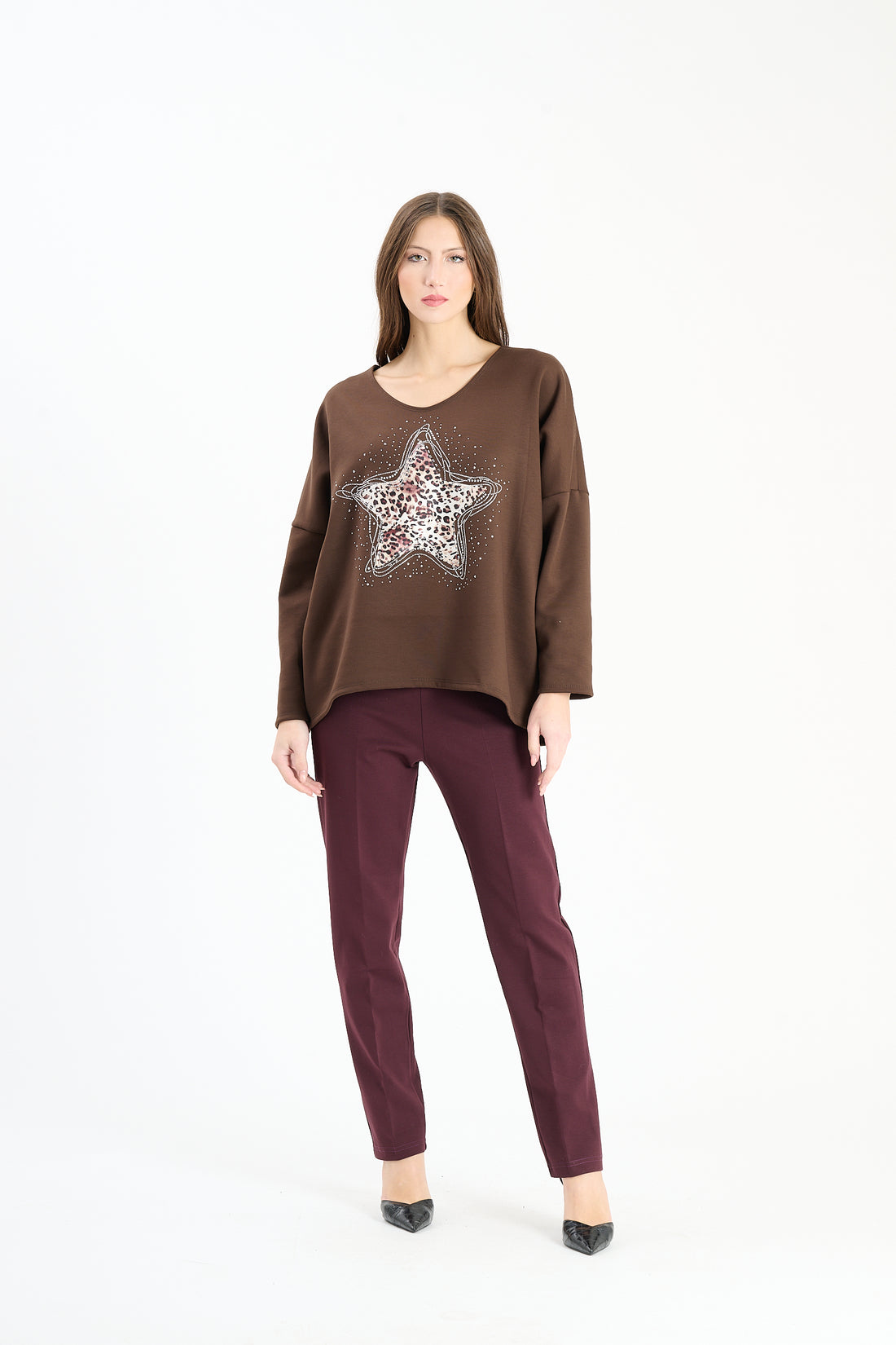 Pullover Stargazing - Braun
