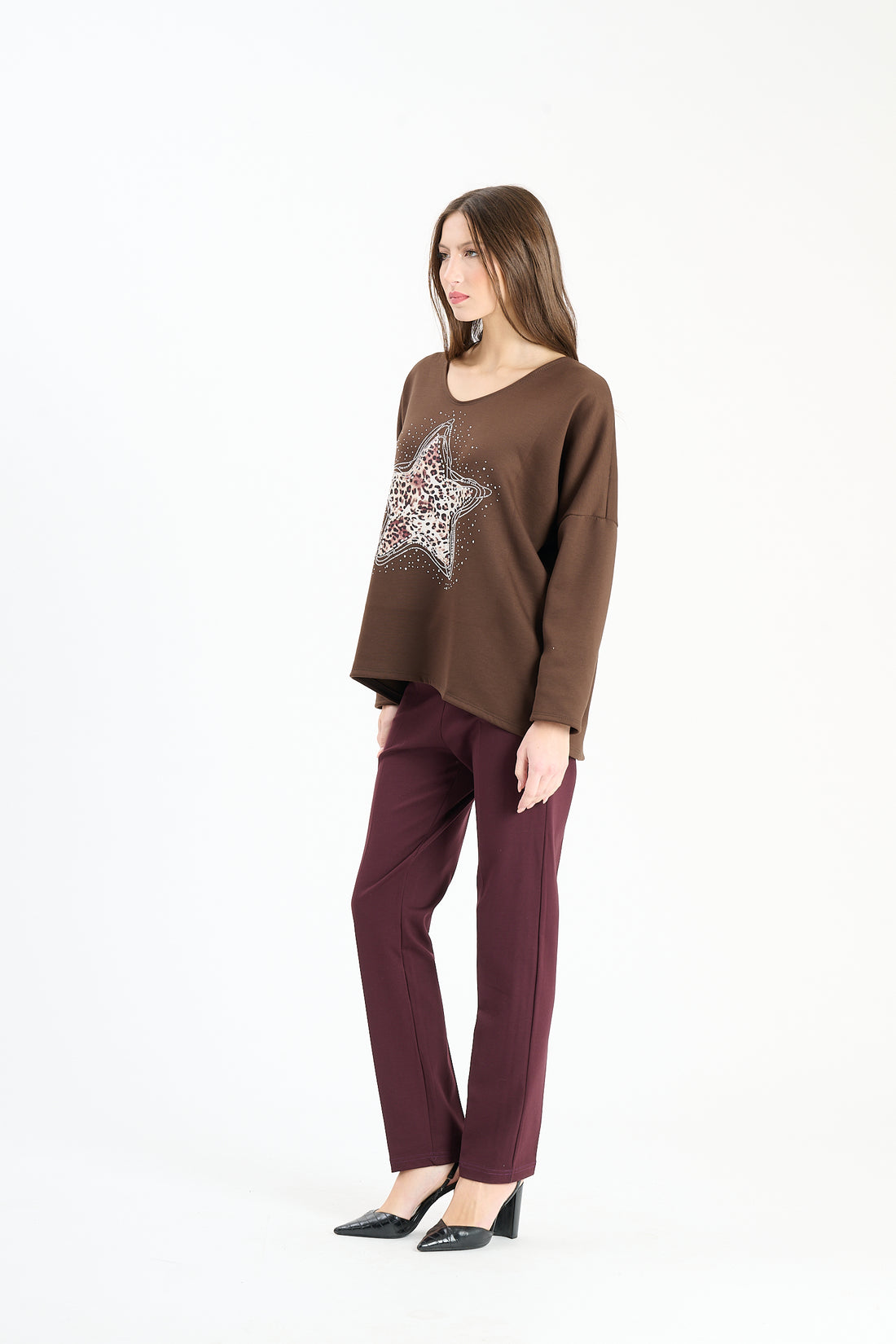 Pullover Stargazing - Braun