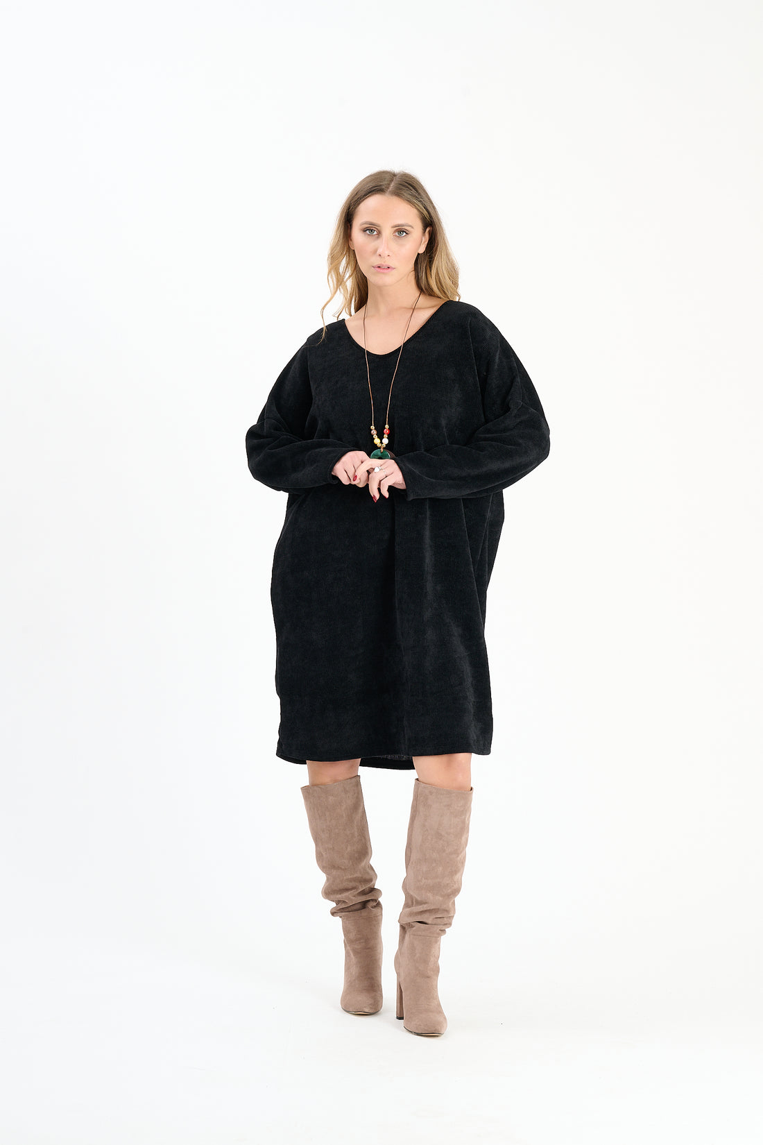 Sweaterkleid Erie - Schwarz