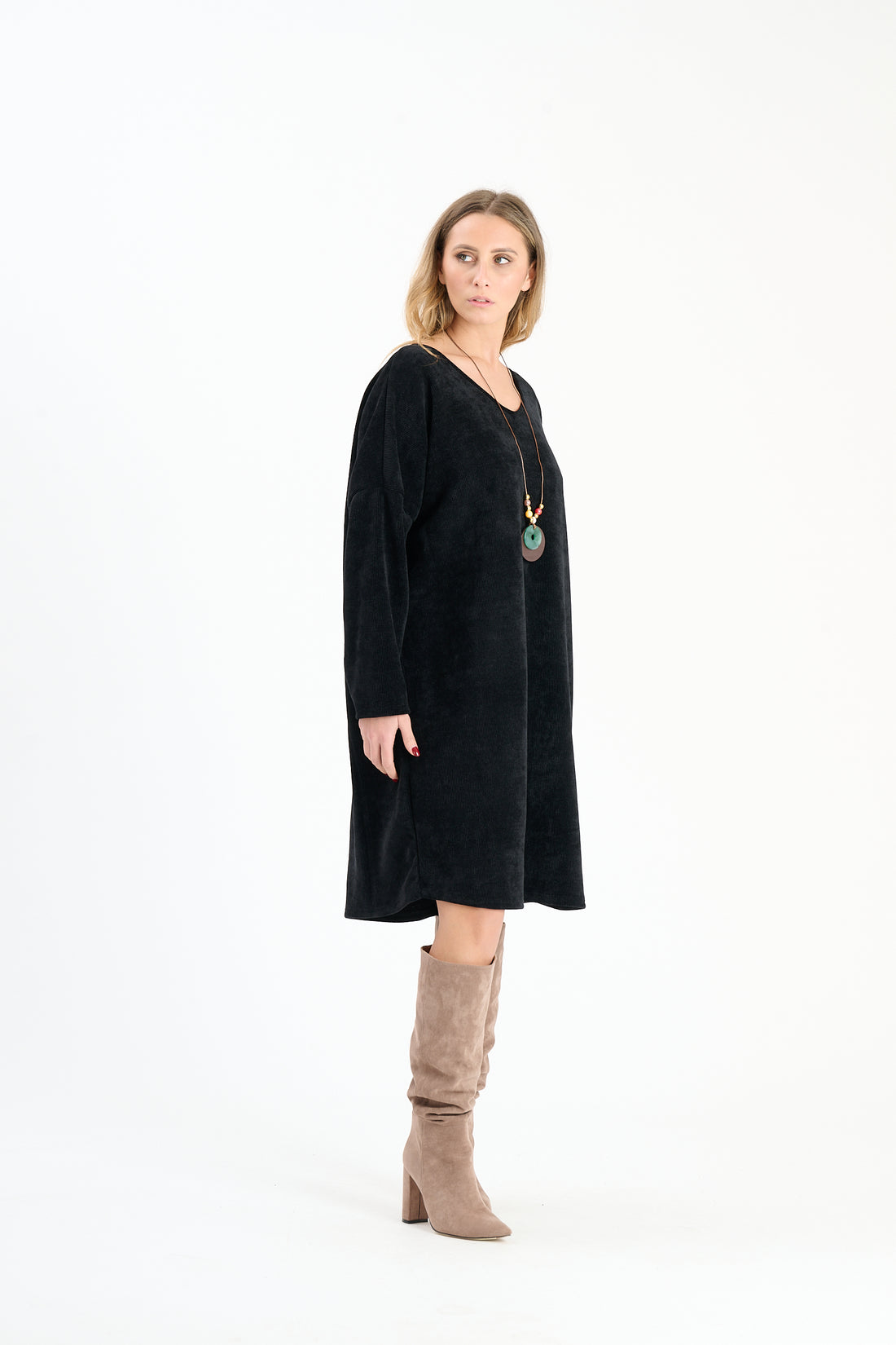 Sweaterkleid Erie - Schwarz