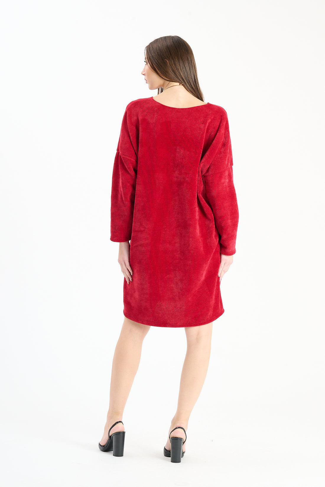 Sweaterkleid Erie - Weinrot