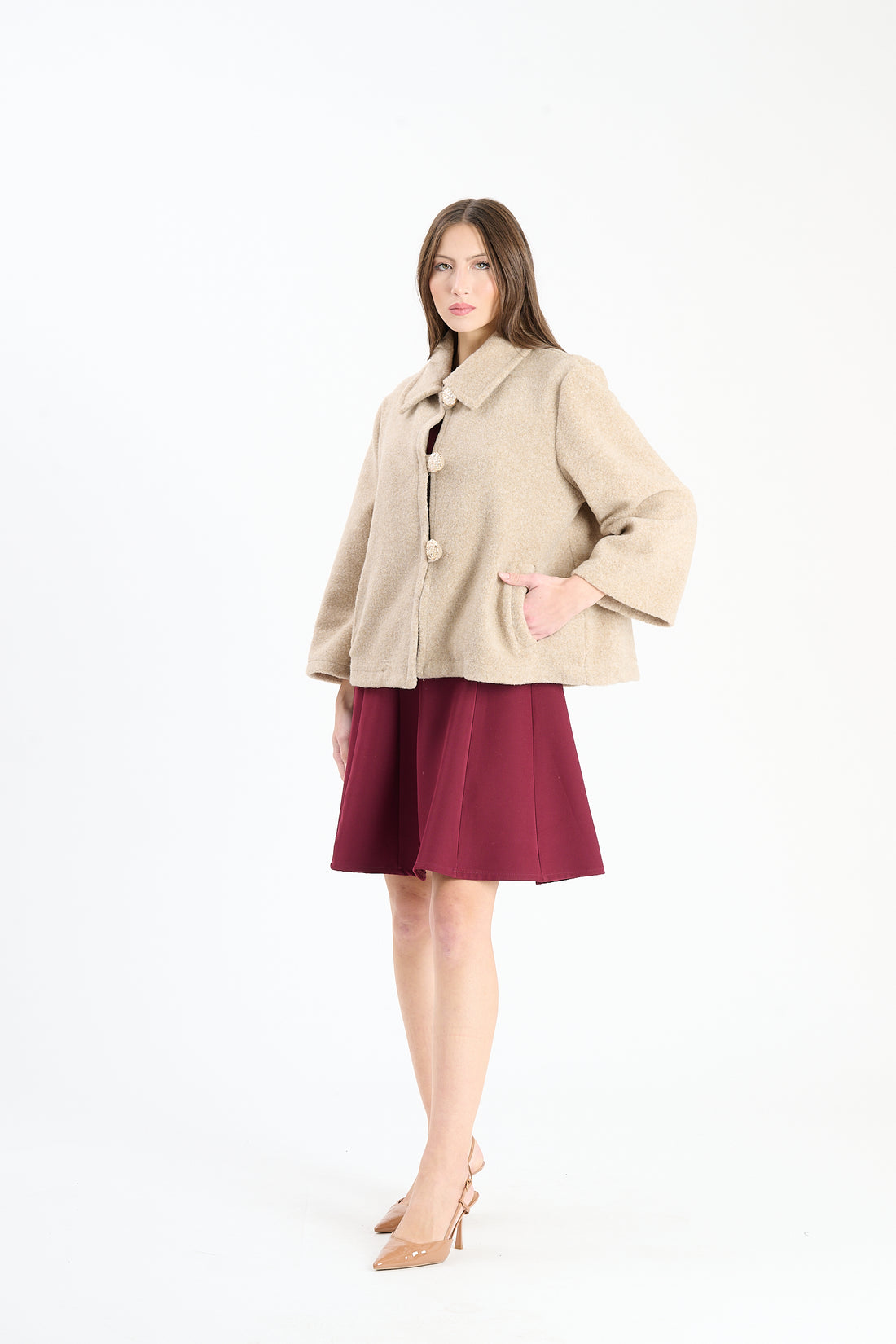 Filzjacke Blance - Beige