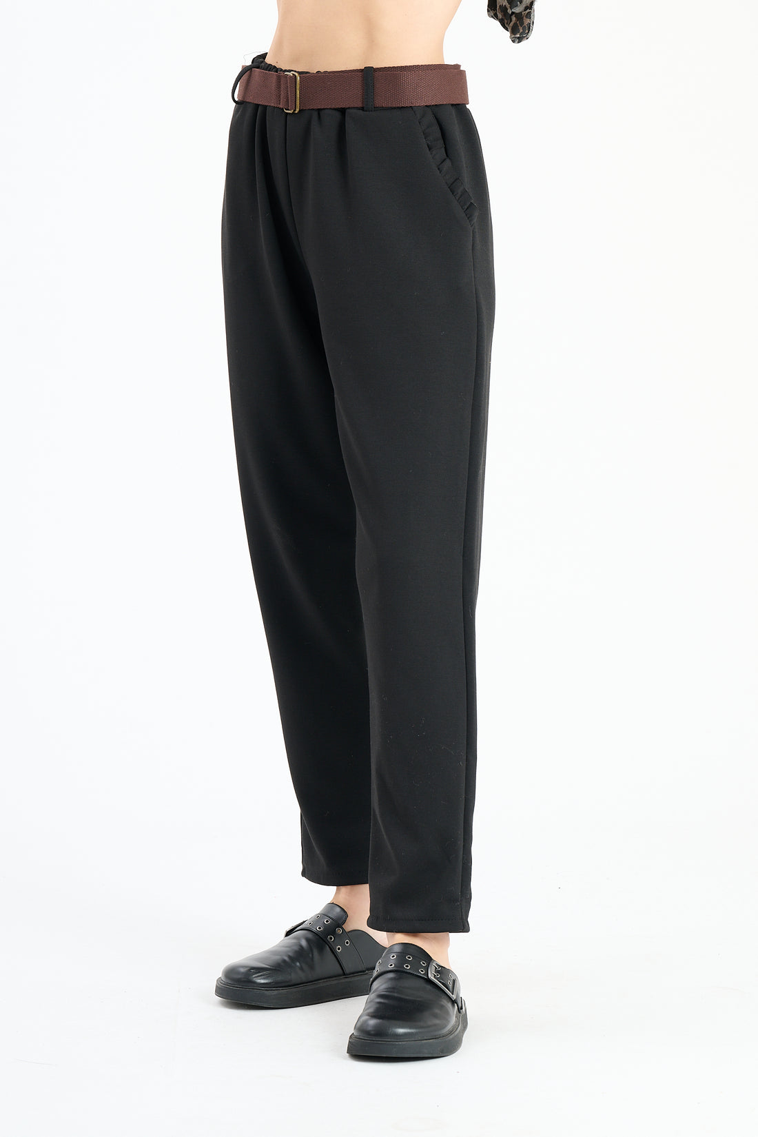 Stoffhose Square - Schwarz