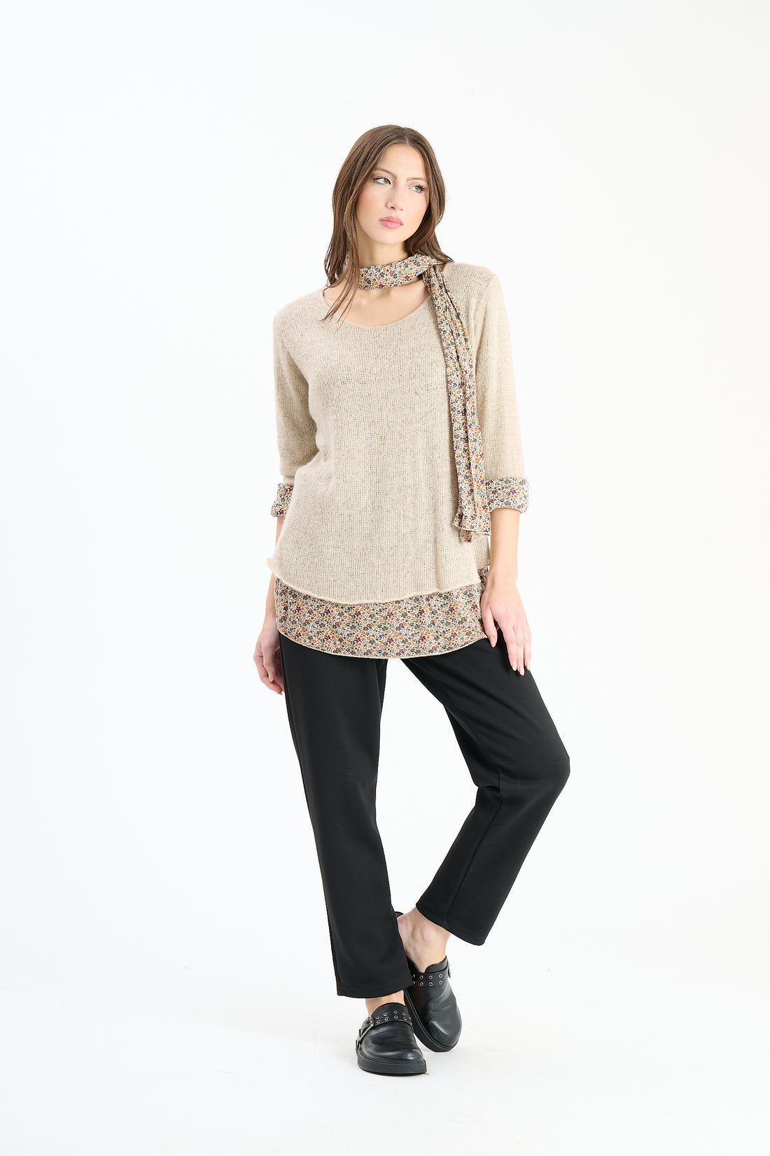 Longsleeve Peci - Hellbraun