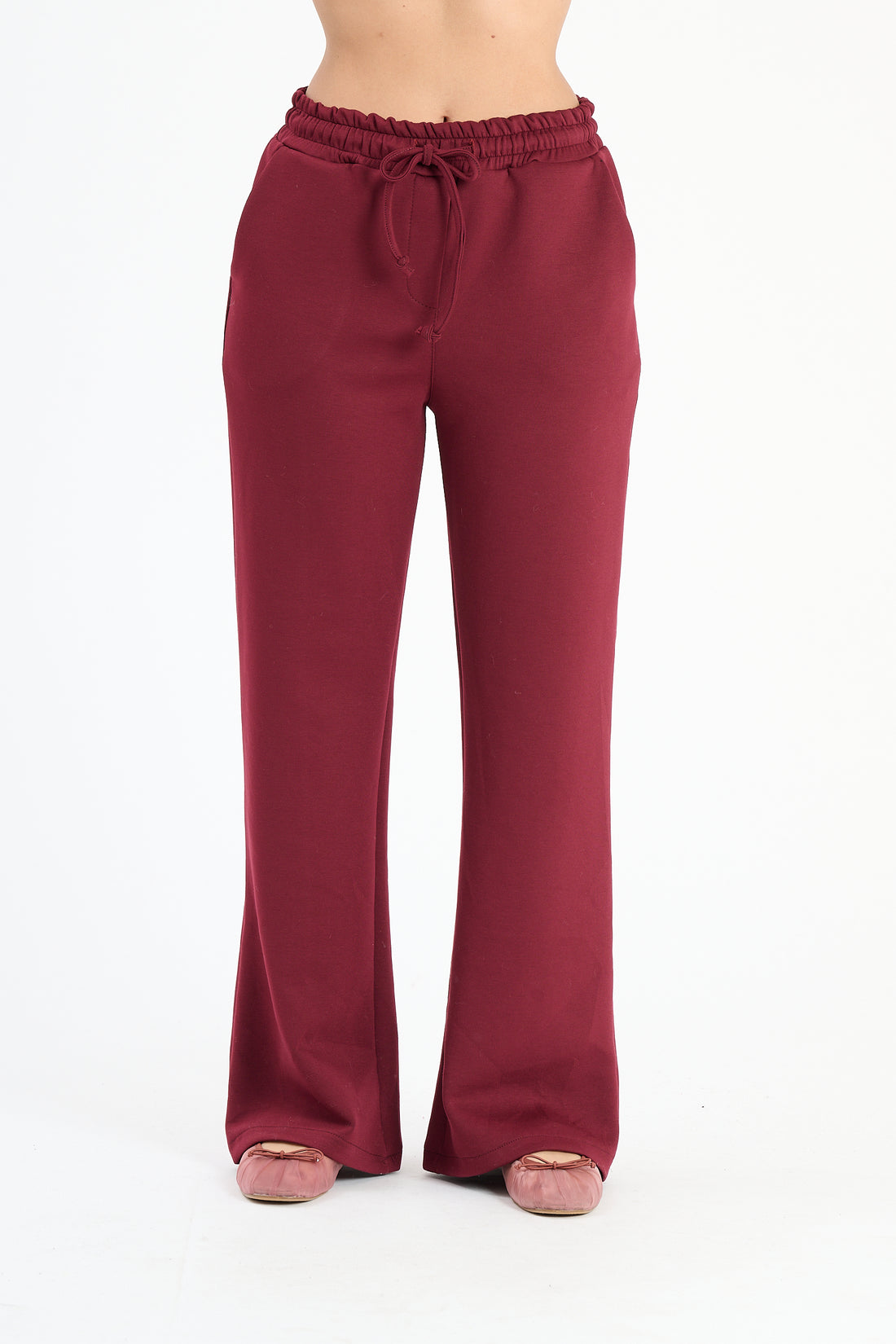 Stoffhose Riad - Weinrot