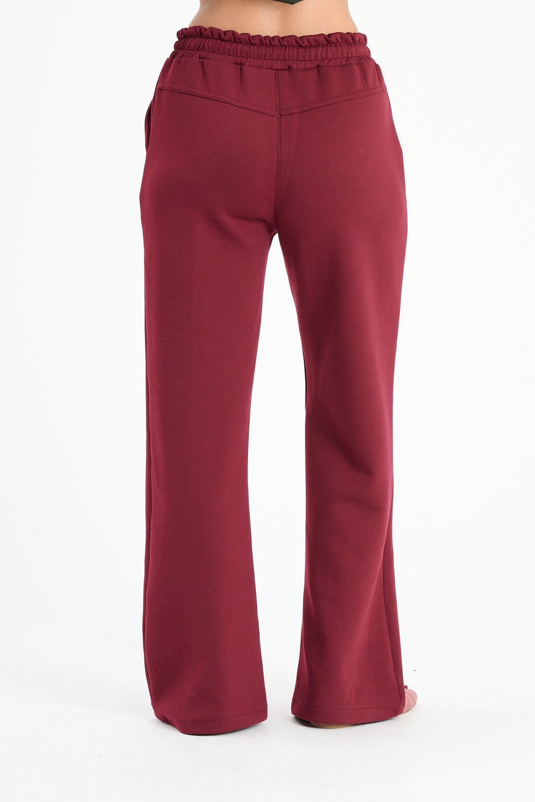 Stoffhose Riad - Weinrot