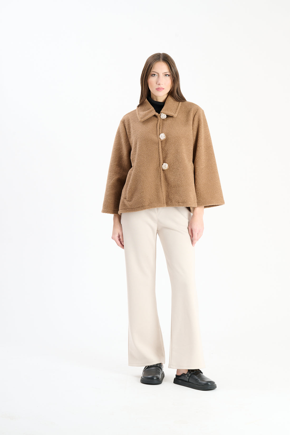 Filzjacke Blance - Braun