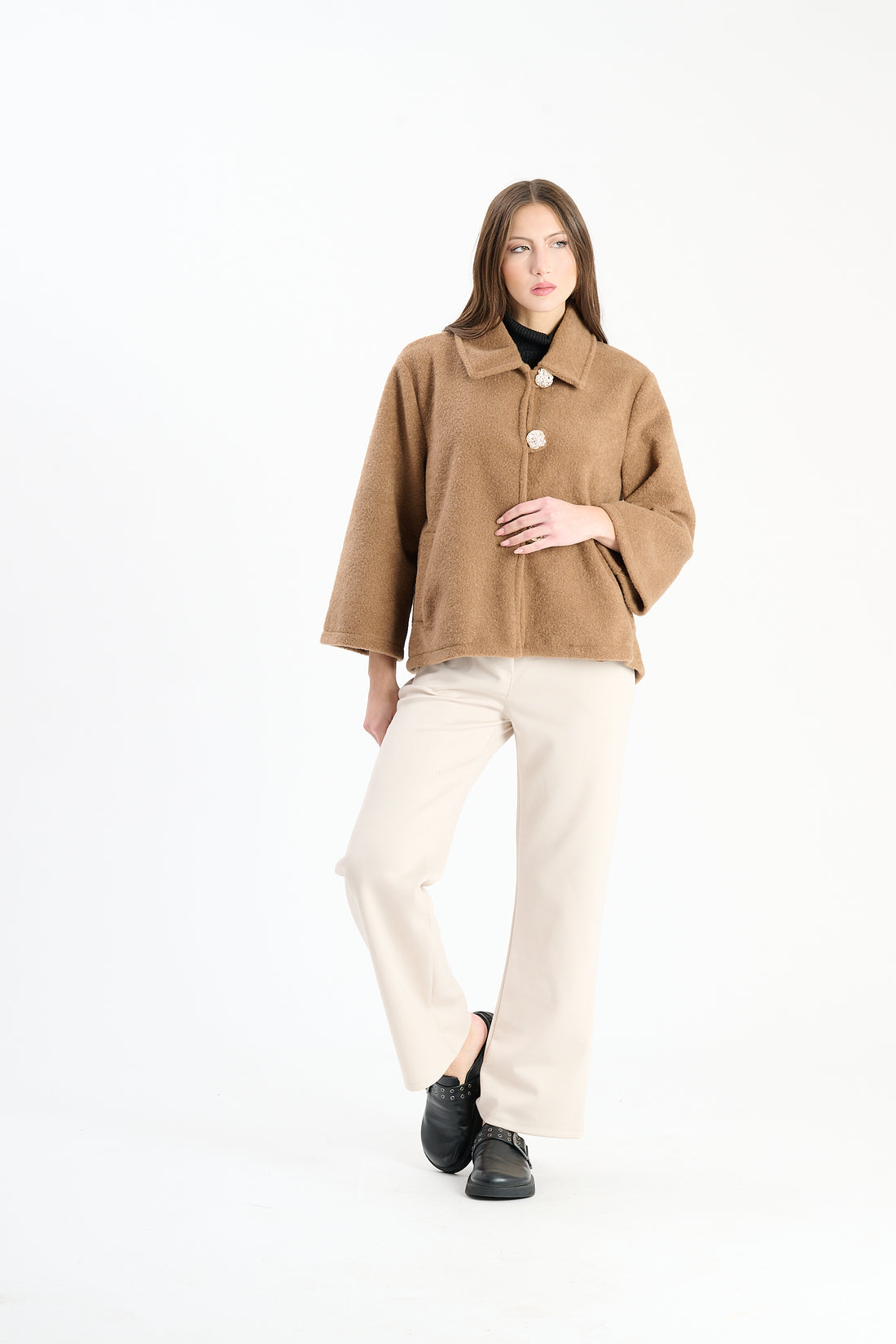 Filzjacke Blance - Braun