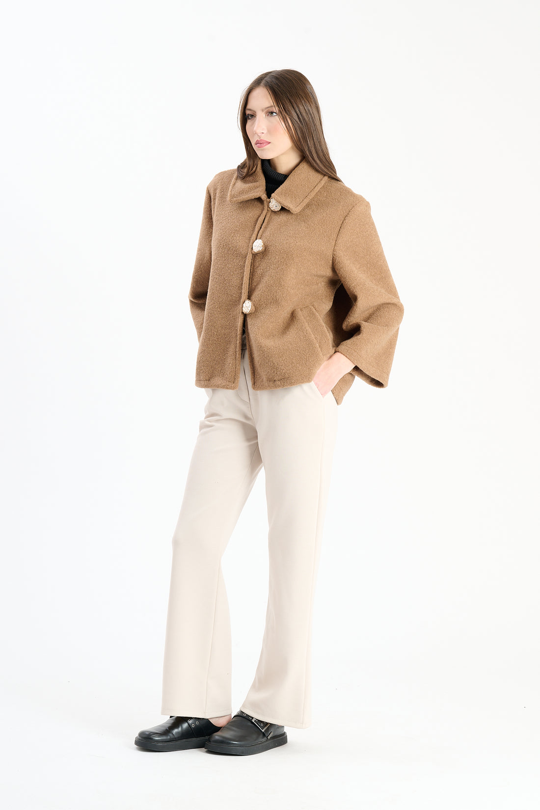 Filzjacke Blance - Braun