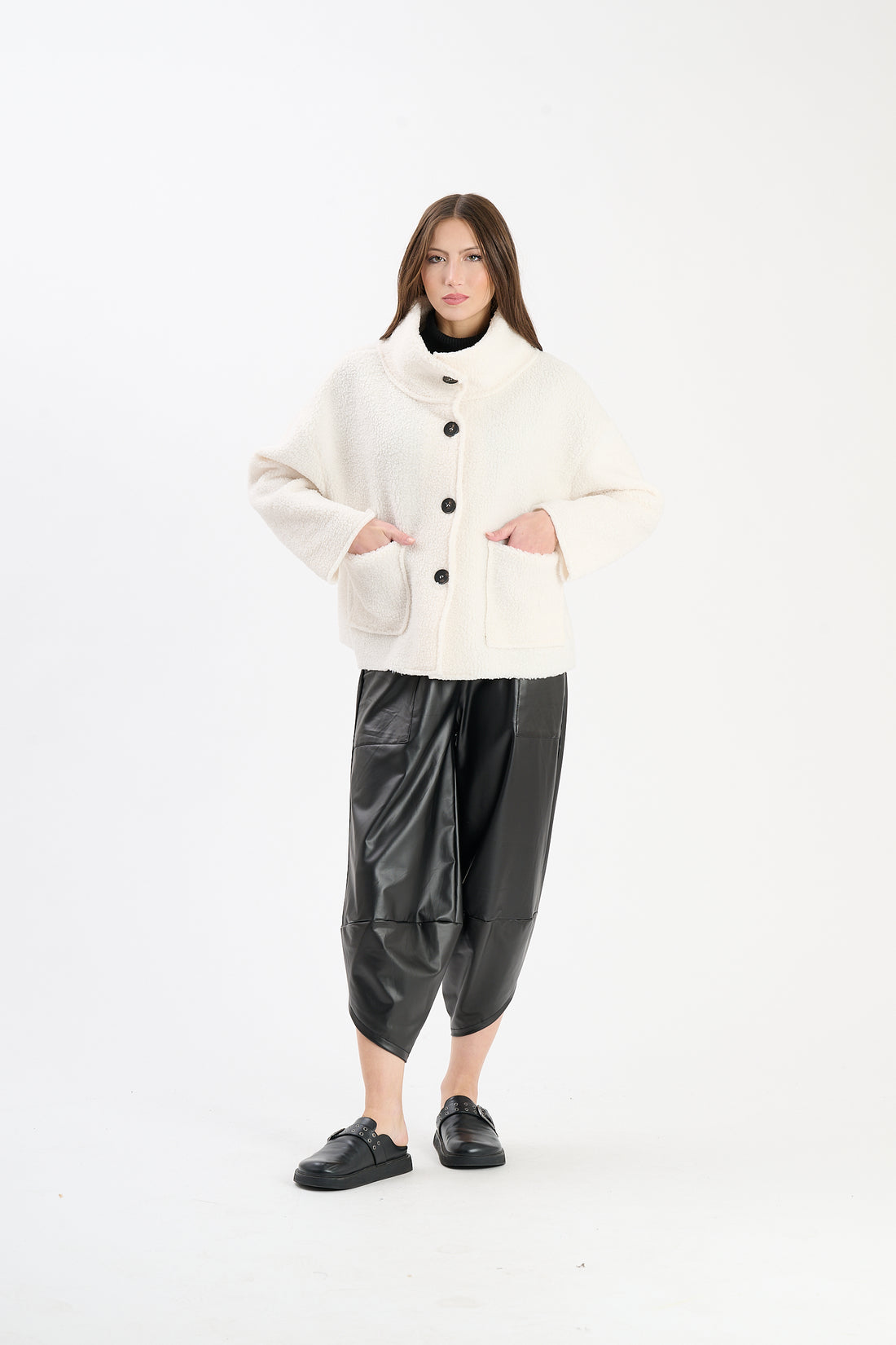 Knopfjacke Riga - Weiss