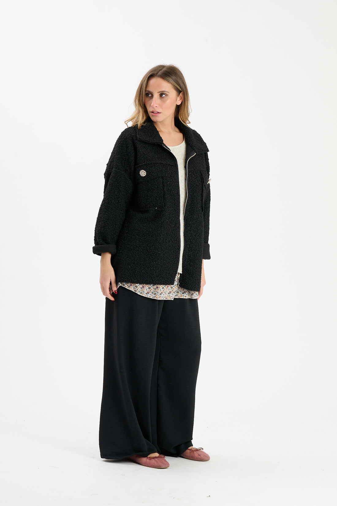 Sweaterjacke Olney - Schwarz